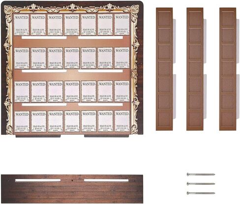Display Shelf Compatible with Funko Bitty One Piece Series, Organizer for Bitty Pops, Wallmountable Wanted Warrant Wall, Bitty Shelf in Saudi Arabia