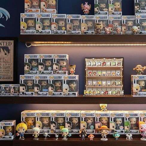 Display Shelf Compatible with Funko Bitty One Piece Series, Organizer for Bitty Pops, Wallmountable Wanted Warrant Wall, Bitty Shelf in Saudi Arabia