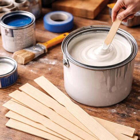 Paint Stir Stick 12 Inch – 15 Pcs Premium Birchwood, Smooth & Splinter-Free, Heavy-Duty Paint Mixing Stirrers for Paint, Resin, Epoxy & Crafts – Bulk Value Pack in Saudi Arabia