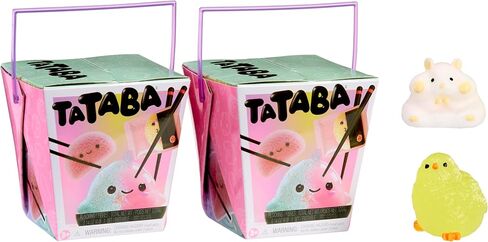Tataba (2 Pack), Squishy, Collectible, Cute Characters, DIY Flocking, Blind Box, Age 3+ in Saudi Arabia