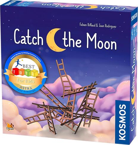 Thames & Kosmos Catch The Moon، لعبة تكديس السلم غريبة الأطوار، ألعاب عائلية للعب ليلاً، ألعاب للبالغين والأطفال، من 1 إلى 6 لاعبين، للأعمار من 8 سنوات فما فوق in Saudi Arabia
