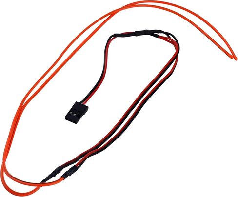 شرائط إضاءة LED RC، مصابيح LED مرنة قابلة للقطع ومقاومة للماء لأجزاء ترقية شاحنة السيارات الزاحفة TRX4M SCX24 1/24 1/18 (أحمر) in Kuwait