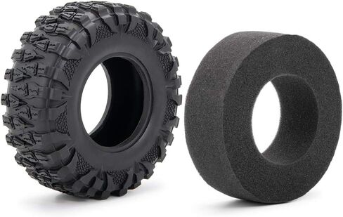 4 قطعة 2.2 ''إطارات زاحفة OD مع رغوة 120 مللي متر لـ 1/10 محوري SCX10 D90 CC01 90018 RC سيارات الزاحف in Saudi Arabia
