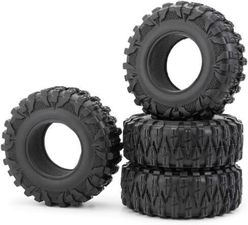 4 قطعة 2.2 ''إطارات زاحفة OD مع رغوة 120 مللي متر لـ 1/10 محوري SCX10 D90 CC01 90018 RC سيارات الزاحف in Saudi Arabia