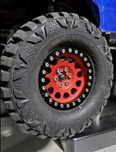 4 قطعة 2.2 ''إطارات زاحفة OD مع رغوة 120 مللي متر لـ 1/10 محوري SCX10 D90 CC01 90018 RC سيارات الزاحف in Saudi Arabia
