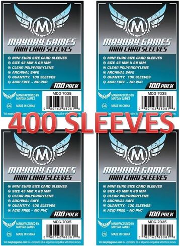 حافظة بطاقة يورو صغيرة من MayDay Games 45 مم × 68 مم (4 × 100 حزمة، 400 كم) in Kuwait