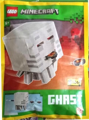 LEGO Minecraft: Ghast Minifigure with Shooting Fireball - Ages 6+ (106 pcs) in Saudi Arabia