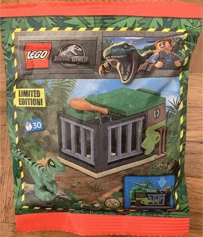 LEGO Jurassic World: Dino Trap 2 with Baby Raptor Minifigure and Bait in Saudi Arabia