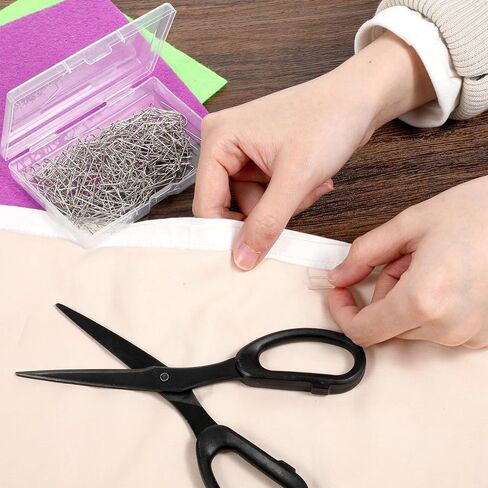 200 Pieces Sewing U-Pins, 0.9in Fork Pins Double Blocking Pins, Stainless Steel U Applique Pin for Fabric Quilting Crafts Making Home Decor Needlecrafts U Pin Needle in Saudi Arabia