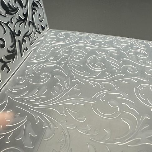 قالب مجلد النقش البلاستيكي ثلاثي الأبعاد نسيج بنمط قديم مقاس 5x7 بوصة لصنع البطاقات DIY سكرابوكينغ ورقة صياغة الحرف اليدوية سكرابوكينغ الفنون لوازم ديكور سجل القصاصات in Saudi Arabia