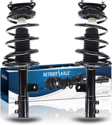 Detroit Axle - Front Struts for 2009-2012 Ford Flex [Non-Turbo] Complete 2 Struts with Coil Spring 2010 2011 Replacement Suspension Quick Install Ready Struts Shocks Assembly in Saudi Arabia