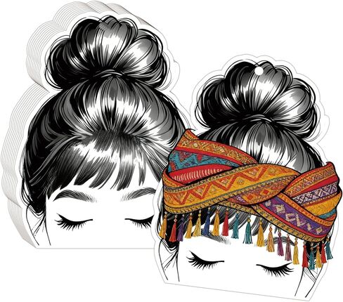 50 Pcs Headband Display Cards with 100 Pcs Paper Clips 6.5 x 8.27 inch Hair Accessory Tags Hair Tie Bow Headband Holders Gift Packaging Cards of Boutique Hair Accessory Showcase in Saudi Arabia