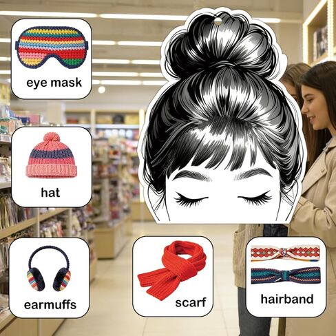 50 Pcs Headband Display Cards with 100 Pcs Paper Clips 6.5 x 8.27 inch Hair Accessory Tags Hair Tie Bow Headband Holders Gift Packaging Cards of Boutique Hair Accessory Showcase in Saudi Arabia