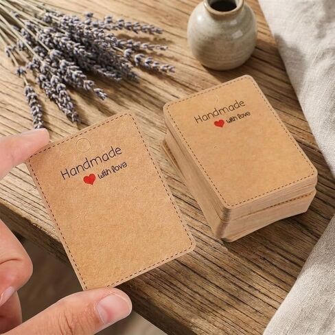 200pcs Jewelry Packaging Kit, Kraft Earring Display Cards with Self-Sealing Bags and Ear Backs, Blank Brown Tags for Small Business Retail and DIY Crafts in Saudi Arabia