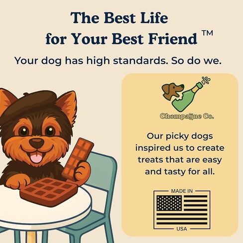 Barkfast Waffles Lamb Dog Treats 8oz, All Natural, USA Made, Limited Ingredient, Soft Breakable Jerky - Lamb, Sweet Potato, and Blueberry - Allergy Friendly No Chicken No Beef in Saudi Arabia