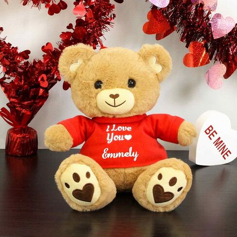 DIBSIES Personalized Valentine's Day Teddy Bear (I Love You) in Saudi Arabia