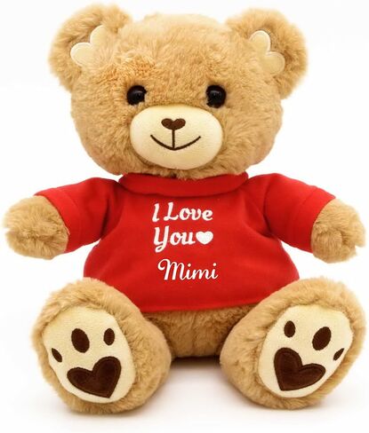 DIBSIES Personalized Valentine's Day Teddy Bear (I Love You) in Saudi Arabia