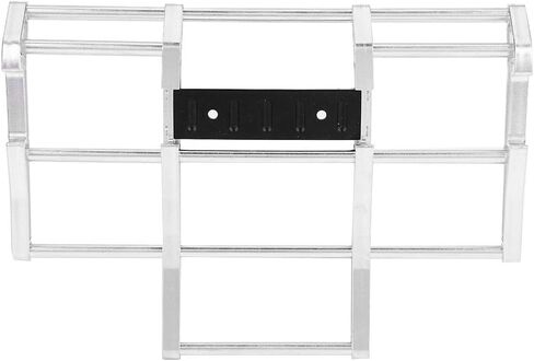 Rc Front Bumper, Rc Truck Bumpers Good Fine Processing for Tamiya King Hauler Globe Liner 1/14 Cars(N10210s Silver) in Saudi Arabia