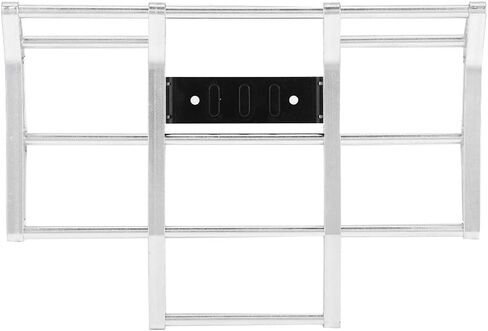 Rc Front Bumper, Rc Truck Bumpers Good Fine Processing for Tamiya King Hauler Globe Liner 1/14 Cars(N10210s Silver) in Saudi Arabia