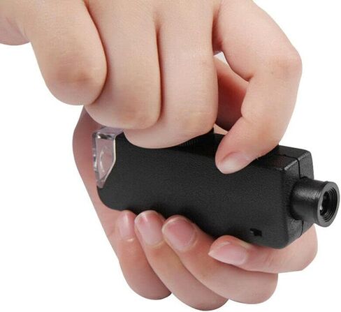60X - 100X Zoom LED Lighted Mini Microscope/Jewelers Loupe Magnifying Glass for Rocks Stamps Coins Watches Hobbies Jewelry in Saudi Arabia