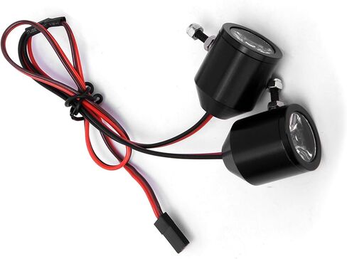 RC Spotlights 3W High Power LED Light RC Searchlight Easy and Convenient to Install RC Car Model Black in Saudi Arabia