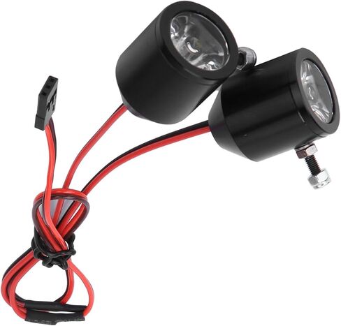 RC Spotlights 3W High Power LED Light RC Searchlight Easy and Convenient to Install RC Car Model Black in Saudi Arabia