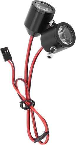 RC Spotlights 3W High Power LED Light RC Searchlight Easy and Convenient to Install RC Car Model Black in Saudi Arabia
