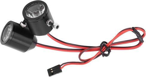 RC Spotlights 3W High Power LED Light RC Searchlight Easy and Convenient to Install RC Car Model Black in Saudi Arabia