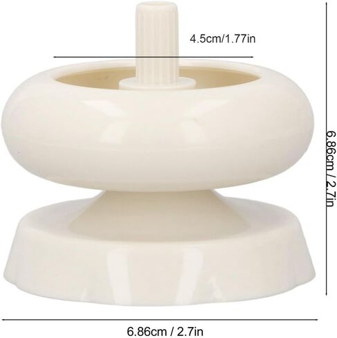 قرص خرز MOPFOL لصنع المجوهرات - تصميم دوار بدون جهد مع قاعدة ABS، وعاء مصقول ناعم لخرز البذور وخرز الطين in Kuwait