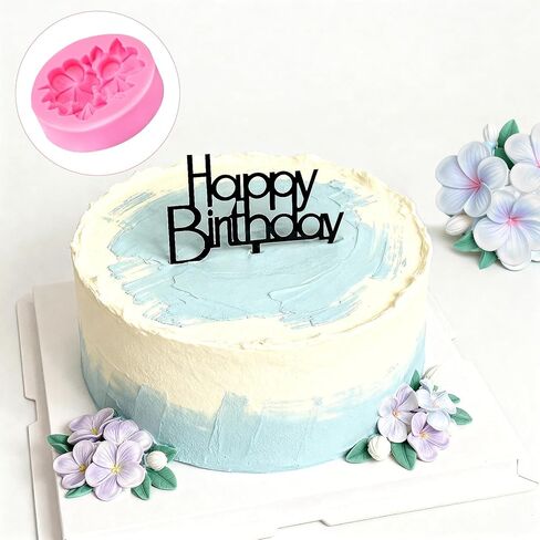 2 حزمة قالب سيليكون زهرة، 3D لطيف الكوبية شمعة روز الراتنج قوالب لصنع الشموع DIY، سيليكون قالب تزيين كعكة الشوكولاتة فندان، الصابون الشمع الراتنج الخرسانة صب الطين قالب الحرفية in Kuwait