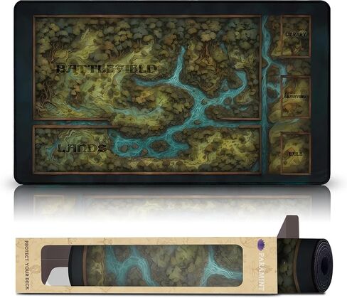 Swamp (Stitched) - MTG Playmat - Compatible with Magic The Gathering Playmat - Play MTG, YuGiOh, TCG - Original Play Mat Art Designs & Accessories in Saudi Arabia