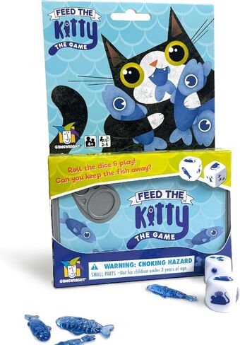 Gamewright - Feed The Kitty - A Delicious Game of Mice and Dice - 2-5 Players - Ages 4 and Up in Saudi Arabia