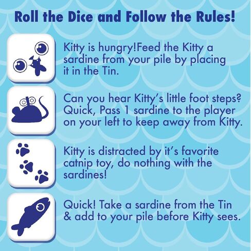 Gamewright - Feed The Kitty - A Delicious Game of Mice and Dice - 2-5 Players - Ages 4 and Up in Saudi Arabia