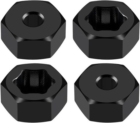 MOHERO 4Pcs 7mm to 12mm Wheel Hex Hub Adaptor 6mm/12mm Thickness Wheel Spacers for 1/16 Losi Mini-T 2.0 Mini-B Mini JRX2 JRXT RC Car Truck Upgrades Parts (6mm) in Saudi Arabia