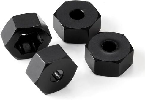 MOHERO 4Pcs 7mm to 12mm Wheel Hex Hub Adaptor 6mm/12mm Thickness Wheel Spacers for 1/16 Losi Mini-T 2.0 Mini-B Mini JRX2 JRXT RC Car Truck Upgrades Parts (6mm) in Saudi Arabia