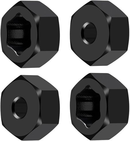 MOHERO 4Pcs 7mm to 12mm Wheel Hex Hub Adaptor 6mm/12mm Thickness Wheel Spacers for 1/16 Losi Mini-T 2.0 Mini-B Mini JRX2 JRXT RC Car Truck Upgrades Parts (6mm) in Saudi Arabia