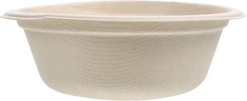 HOMSFOU Disposable Biodegradable Pet Bowl 350ml, Paper Cat and Dog Food and Water Feeder, Portable Indoor Pet Feeding Dish for Cats and Small Dogs in Saudi Arabia