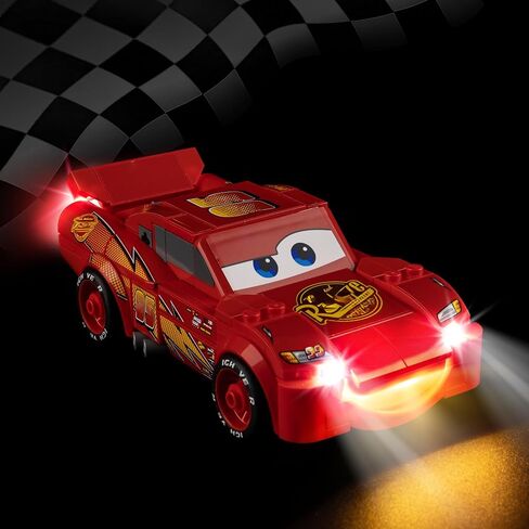 Kyglaring Light Kit Compatible with Lego Speed Champions Lightning McQueen 77255 Building Blocks, Classic Version (Lights Only, Model Set Not Included) in Saudi Arabia