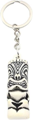 Hawaiian Tiki Resin Protection 3D Amulet Lucky Pendant Keychain Handmade Gifts Boho Car Keys Bag Accessories in Saudi Arabia