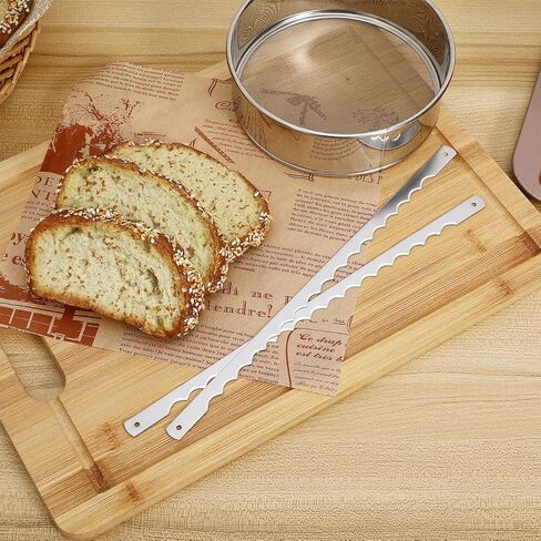 5Pcs Bread Knife Blades Serrated Bread Blade Stainless Steel for Cutter 0.4 x 10.8Inch in Saudi Arabia