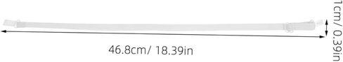 ARTIBETTER 10pcs Men Tie Extension Belt Elastic Bow Tie Straps Adjustable Elastic Band for Wide Belts Casual Business in Saudi Arabia