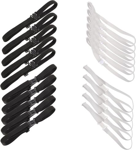 20pcs Elastic Bow Tie Straps Adjustable Bow Tie Bands Extension Bands for Women in Saudi Arabia