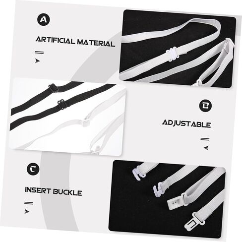 20pcs Elastic Bow Tie Straps Adjustable Bow Tie Bands Extension Bands for Women in Saudi Arabia