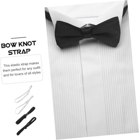 20pcs Elastic Bow Tie Straps Adjustable Bow Tie Bands Extension Bands for Women in Saudi Arabia
