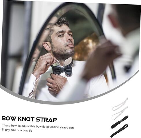 20pcs Elastic Bow Tie Straps Adjustable Bow Tie Bands Extension Bands for Women in Saudi Arabia