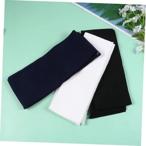 jojofuny 6pcs Knitted Elastic Fabric Cuffs for Clothing Accessories Versatile Beige White Jeans Dark Colors for Sleeves Waistbands and Collars in Saudi Arabia