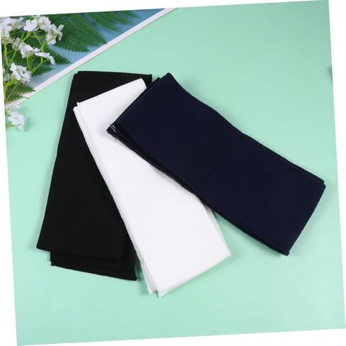 jojofuny 6pcs Knitted Elastic Fabric Cuffs for Clothing Accessories Versatile Beige White Jeans Dark Colors for Sleeves Waistbands and Collars in Saudi Arabia