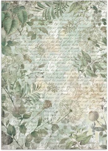 Stamperia - Junk Journal Stickers, Cut-Outs, and Backgrounds for Scrapbooks, Albums, Card Making, Bullet Journalling and More, Perfect for Hobbies, Crafts, and Gifting (Herbarium Silvae) in Saudi Arabia