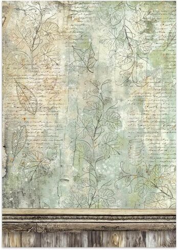 Stamperia - Junk Journal Stickers, Cut-Outs, and Backgrounds for Scrapbooks, Albums, Card Making, Bullet Journalling and More, Perfect for Hobbies, Crafts, and Gifting (Herbarium Silvae) in Saudi Arabia