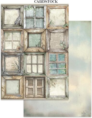 Stamperia - Junk Journal Stickers, Cut-Outs, and Backgrounds for Scrapbooks, Albums, Card Making, Bullet Journalling and More, Perfect for Hobbies, Crafts, and Gifting (Herbarium Silvae) in Saudi Arabia